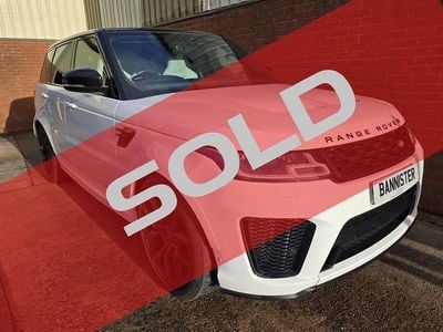 White Used 2021 Land Rover Range Rover Sport SVR SUV | £49,995 (Super price)