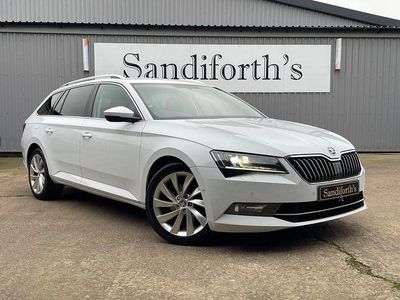 White Used 2017 Skoda Superb SE L Executive Estate | £12,290 (Fair price)