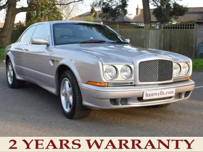 Used Bentley Continental Mulliner 420 HP (308 kW) 2002 Silver Coupe