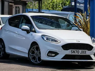 Used Ford Fiesta ST-Line 125 HP (91 kW) 2020 White Hatchback