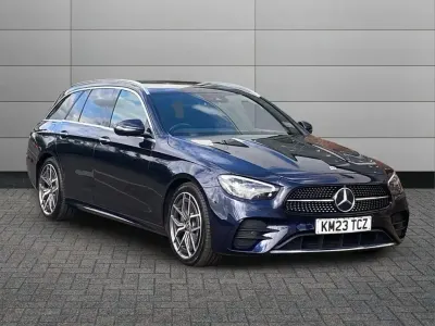 Used Mercedes E200 AMG Line Premium 196 HP (144 kW) 2023 Blue Estate