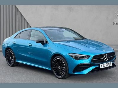 Used Mercedes CLA250e AMG Line Premium Plus 218 HP (160 kW) 2025 Blue Sedan