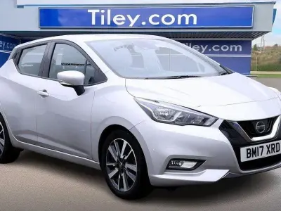 Used Nissan Micra Acenta 90 HP (66 kW) 2017 Silver Hatchback