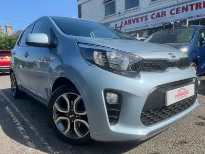 Used Kia Picanto 66 HP (48 kW) 2019 Blue Hatchback