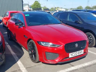 Used Jaguar XE R-Dynamic 204 HP (150 kW) 2023 Red Sedan