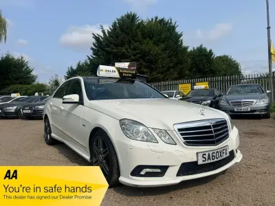 Used Mercedes E250 2010 White Sedan