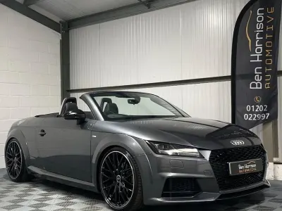 Used Audi TT Roadster Black Edition 230 HP (169 kW) 2017 Grey Cabriolet