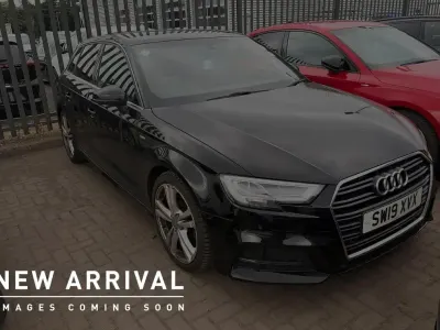 Used Audi A3 S-Line 147 HP (108 kW) 2019 Black Sedan