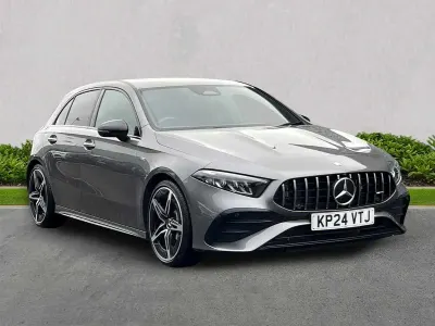 Begagnad Mercedes A35 AMG Premium 2024 Grå Halvkombi
