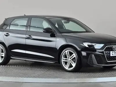 Used Audi A1 Sportback S-Line 116 HP (85 kW) 2019 Black Hatchback