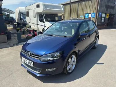 Used VW Polo SEL 85 HP (62 kW) 2010 Blue Hatchback