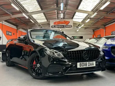 Used Mercedes E300 AMG line 245 HP (180 kW) 2018 Black