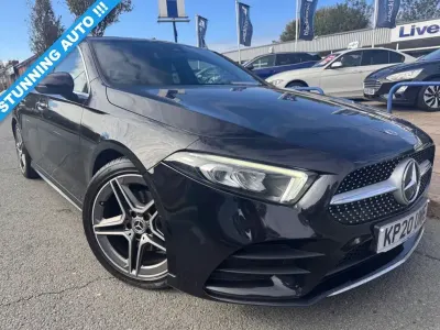 Begagnad Mercedes A150 AMG line 150 HK (110 kW) 2020 Svart Halvkombi