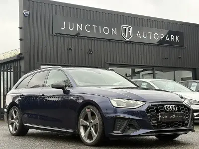 Used Audi A4 Black Edition 190 HP (139 kW) 2020 Blue Estate