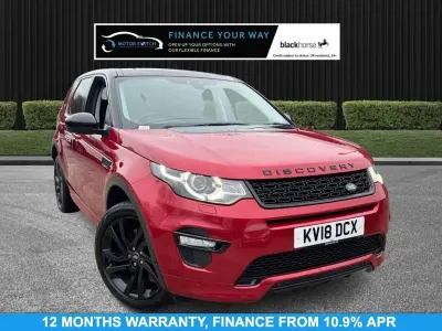 Begagnad Land Rover Discovery Sport HSE Dynamic 240 HK (176 kW) 2018 Röd SUV