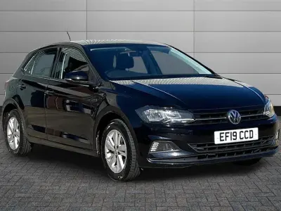 Used VW Polo Edition 95 HP (69 kW) 2019 Black Hatchback
