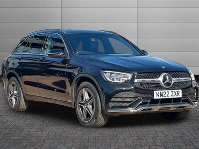 Used Mercedes GLC220 AMG line 194 HP (142 kW) 2022 Obsidian black Estate