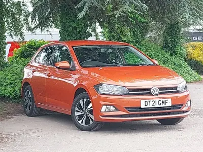 Used VW Polo Match 80 HP (58 kW) 2021 Orange Hatchback
