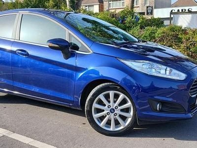 Used Ford Fiesta Titanium 2016 Blue Hatchback