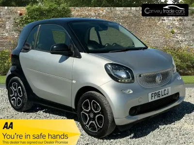 Used Smart ForTwo Coupé Premium 71 HP (52 kW) 2016 Silver Coupe