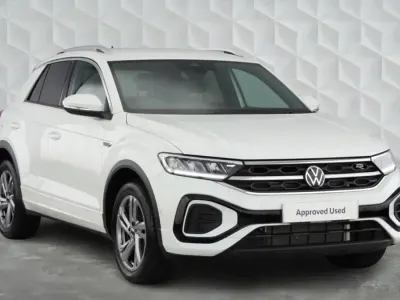 New VW T-Roc Cabriolet R-line 147 HP (108 kW) 2025 White SUV