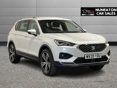 Second-hand Seat Tarraco XCELLENCE Lux 150 CP (110 kW) 2020 Alb SUV