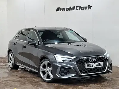 Used Audi A3 S-Line 150 HP (110 kW) 2023 Grey Sedan