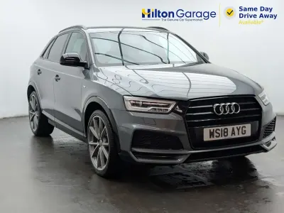 Used Audi Q3 Black Edition 150 HP (110 kW) 2018 Grey SUV