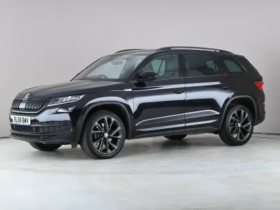 Używany Skoda Kodiaq SportLine 150 KM (110 kW) 2018 Czarny SUV