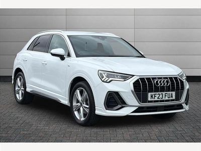 Begagnad Audi Q3 S-Line 150 HK (110 kW) 2023 Vit SUV
