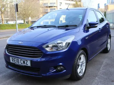 Usado Ford Ka Plus Zetec 2018 Azul Utilitario