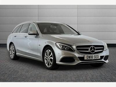 Used Mercedes C350e 293 HP (215 kW) 2018 Diamond silver Estate