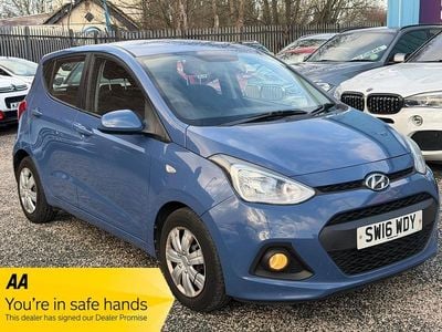Blue Used 2016 Hyundai i10 SE Hatchback | £3,795 (Fair price)