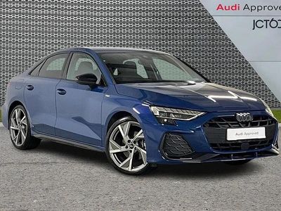 Used Audi A3 Black Edition 147 HP (108 kW) 2025 Blue Sedan