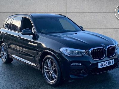 Used BMW X3 M Sport 187 HP (137 kW) 2018 Black SUV