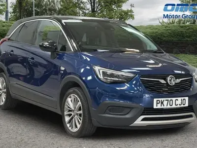 Used Vauxhall Crossland X 131 HP (96 kW) 2020 Blue SUV