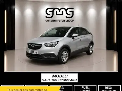 Used Vauxhall Crossland X 81 HP (59 kW) 2018 Silver SUV