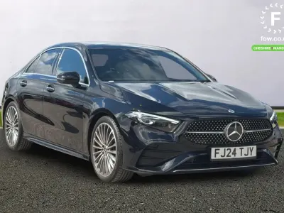 Used Mercedes A200 AMG line 163 HP (119 kW) 2024 Black Sedan