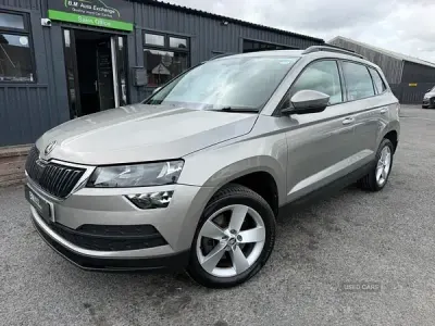 Used Skoda Karoq SE 115 HP (84 kW) 2018 Beige SUV