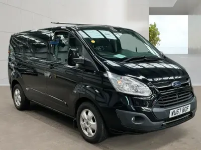 Used Ford Transit Custom Limited 130 HP (95 kW) 2017 Black Van