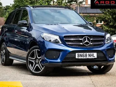 Used Mercedes GLE350 Premium Plus 258 HP (189 kW) 2018 Blue SUV