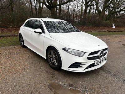 Used Mercedes A180 AMG line 2018 White Hatchback