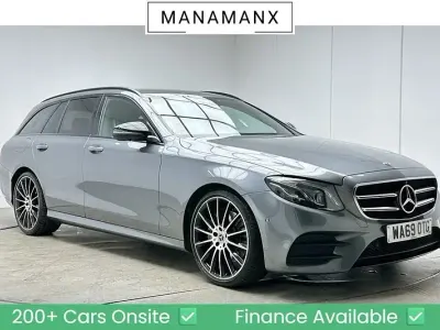 Begagnad Mercedes E220 AMG line 194 HK (142 kW) 2019 Grå Kombi