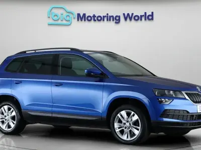 Used Skoda Karoq SE Technology 150 HP (110 kW) 2021 Blue SUV