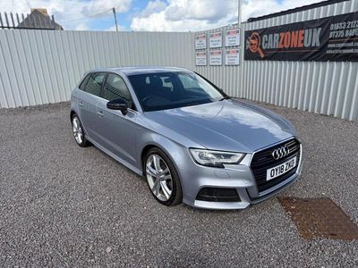 Silver Used 2018 Audi A3 Sportback S-Line Hatchback | £15,699 (Fair price)