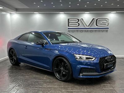 Used Audi A5 Black Edition 150 HP (110 kW) 2020 Blue Coupe