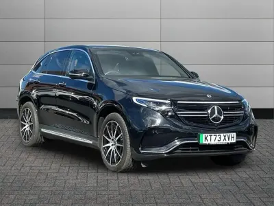 Used Mercedes EQC400 AMG line 300 kW (408 HP) 2023 Obsidian black SUV