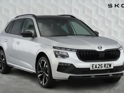 Used Skoda Kamiq Monte Carlo 115 HP (84 kW) 2025 Brilliant silver metallic SUV