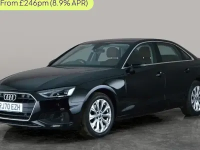 Begagnad Audi A4 Advanced 136 HK (100 kW) 2021 Svart Sedan