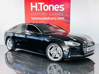 Begagnad Audi A5 S-Line 2019 Svart Sportkupé